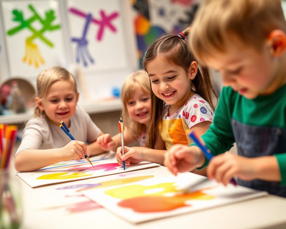 Clase de arte y pintura